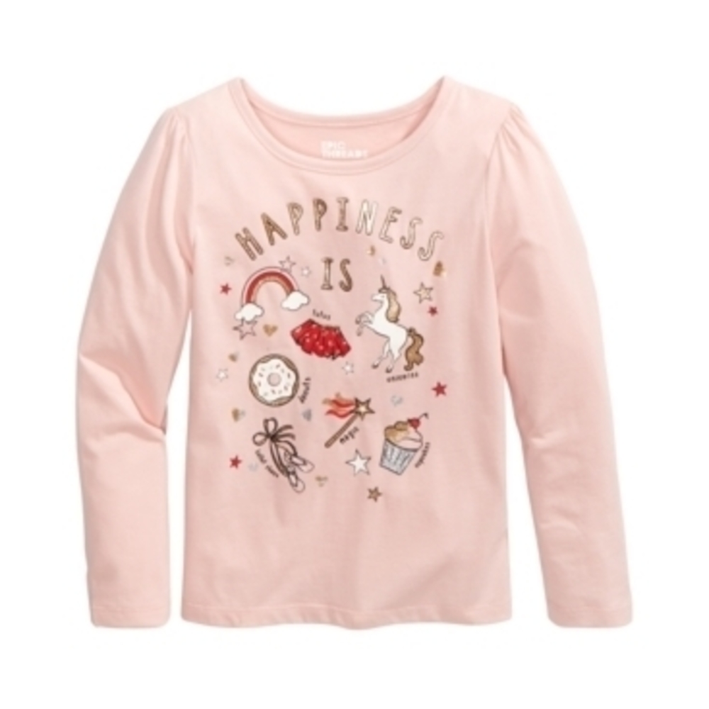 Epic Threads Girls' Happiness Tee - Colorful & Fun!
